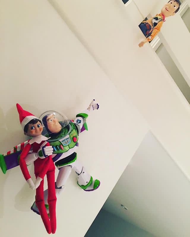 <p>Incorporate the Elf with your kids' favourite toys – it looks like the perfect adventure.</p><p><a href="https://www.instagram.com/p/CUu44uzMtjH/" rel="nofollow noopener" target="_blank" data-ylk="slk:See the original post on Instagram;elm:context_link;itc:0;sec:content-canvas" class="link ">See the original post on Instagram</a></p>