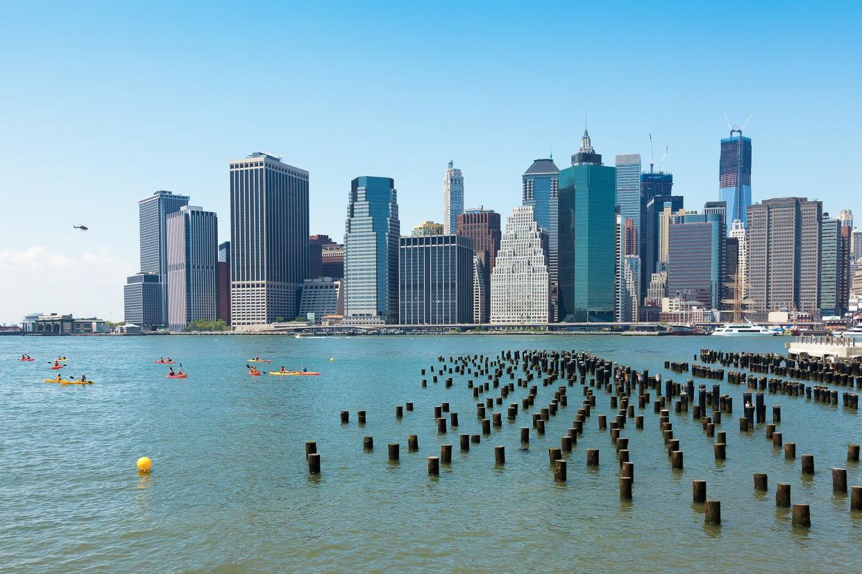 view of lower Manhattan in New York