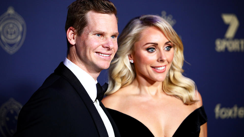 Steve Smith and wife Dani Willis