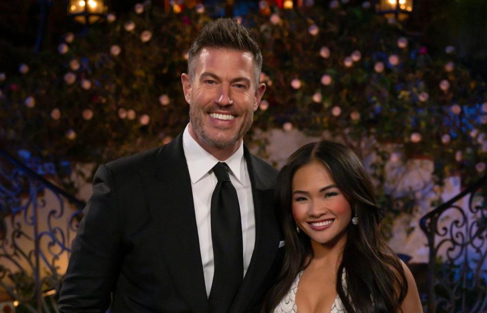 ‘Bachelorette’ host Jesse Palmer and Jenn Tran (The Walt Disney Company)