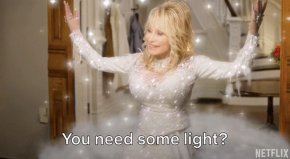 Dolly Parton in "Dolly Parton's Christmas on the Square"