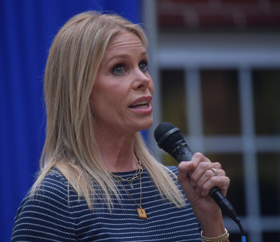 Democratic presidential hopeful Robert F. Kennedy Jr. held a townhall meeting in Spartanburg on Aug. 22, 2023. Robert F. Kennedy Jr. wife's Cheryl Ruth Hines talks about her husband.