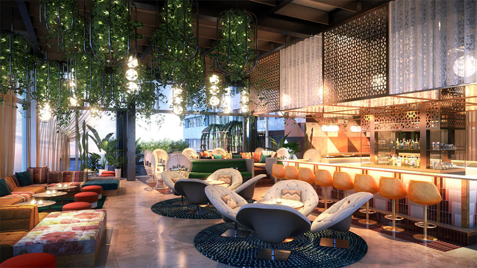 The gorgeous rooftop bar - Credit: W Hotels