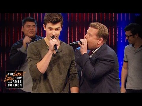 Shawn Mendes had an acapella-off with James Corden and it was inhumanly good