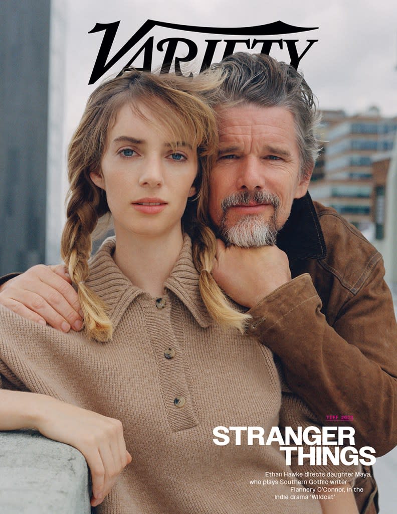 Ethan and Maya Hawke Variety Cover