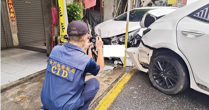 金門22日發生情殺案，男子開車撞人。（圖／翻攝照片）