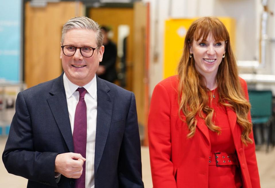 Sir Keir Starmer said he has 'complete confidence' in Ms Rayner (Jordan Pettitt/PA Wire)