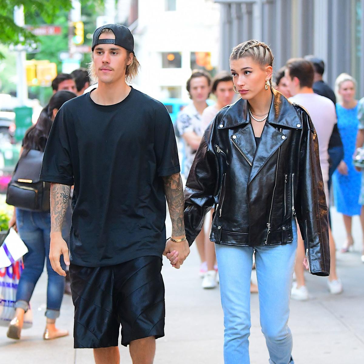 Hailey Baldwin Takes the Logo Trend to the Next Level