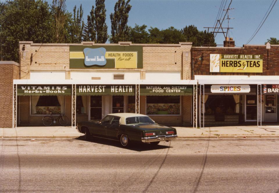 Harvest Health's storefront in Grand Rapids in the 1960s.