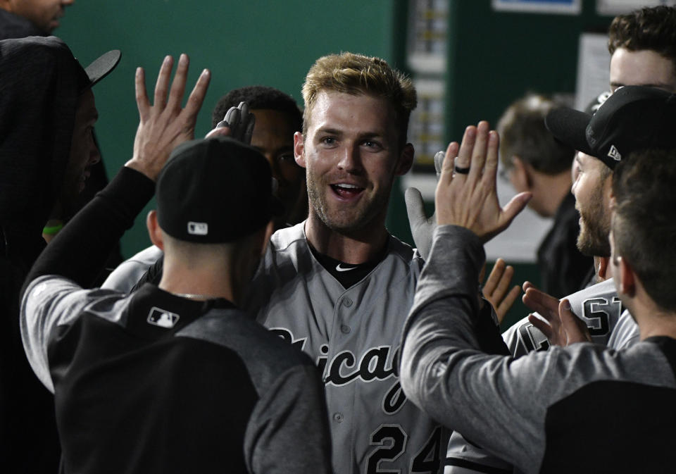 Matt Davidson was the center of attention Thursday (AP Photo/Ed Zurga)