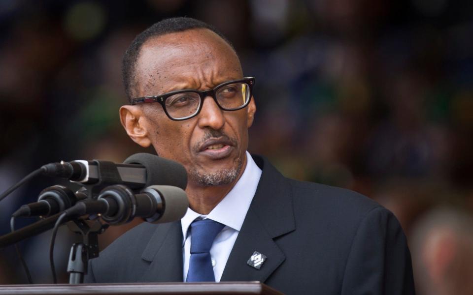 Paul Kagame, Rwanda's president, has pursued his political foes with alacrity - AP