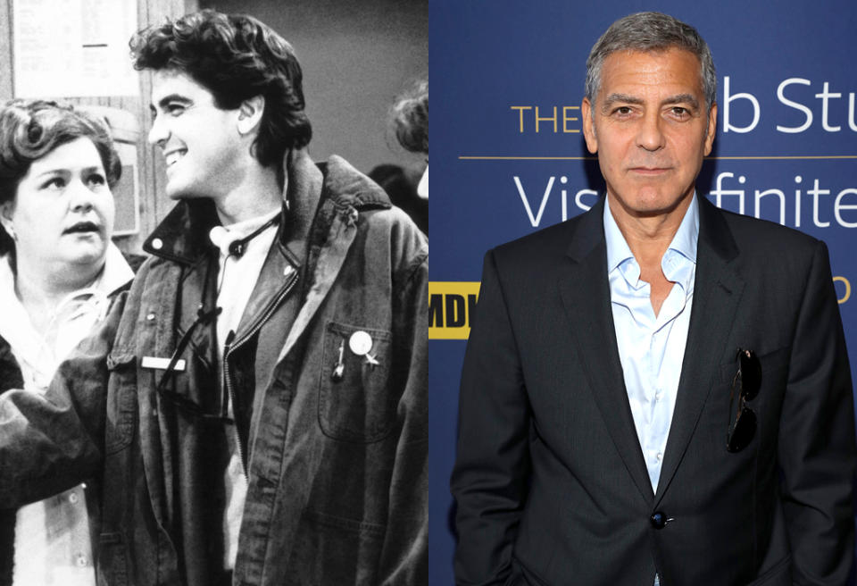 <p>It’s true: Superstar Clooney starred in <em>E/R</em> and <em>ER</em>. Before his career-making turn as Dr. Doug Ross in NBC drama <em>ER</em>, his first TV role came as Ace, an ER technician, in this short-lived sitcom from Norman Lear’s production company. Also in the cast: future <em>Seinfeld</em> star Jason Alexander as hospital administrator Harold Stickley, Clooney’s future<em> Ocean’s Eleven</em> co-star Elliott Gould as Dr. Howard Sheinfeld, and Mary McDonnell — a future <em>ER</em> Emmy winner — as Dr. Eve Sheridan. (Photo: CBS/Everett Collection/Getty Images) </p>
