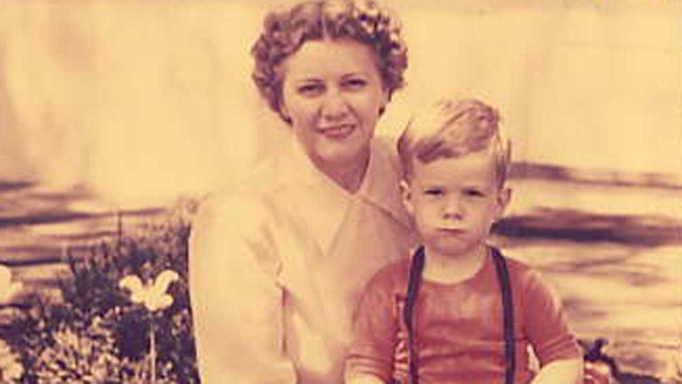 Self-proclaimed anti-feminist attorney Roy Den Hollander as a boy pictured with his mother. He 