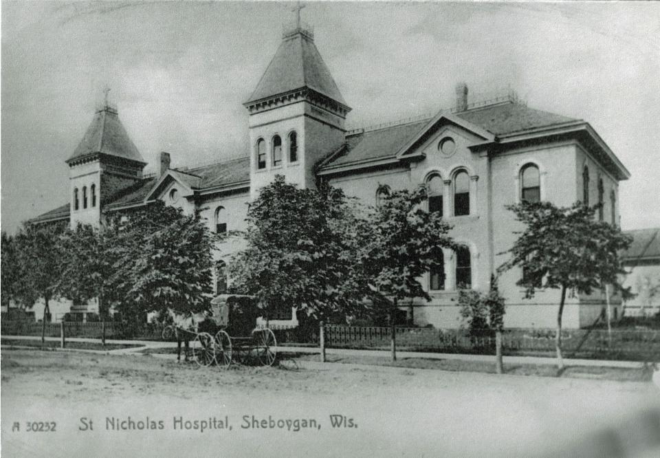 The home that was known as St. Nicholas Hospital as it appeared in 1893.