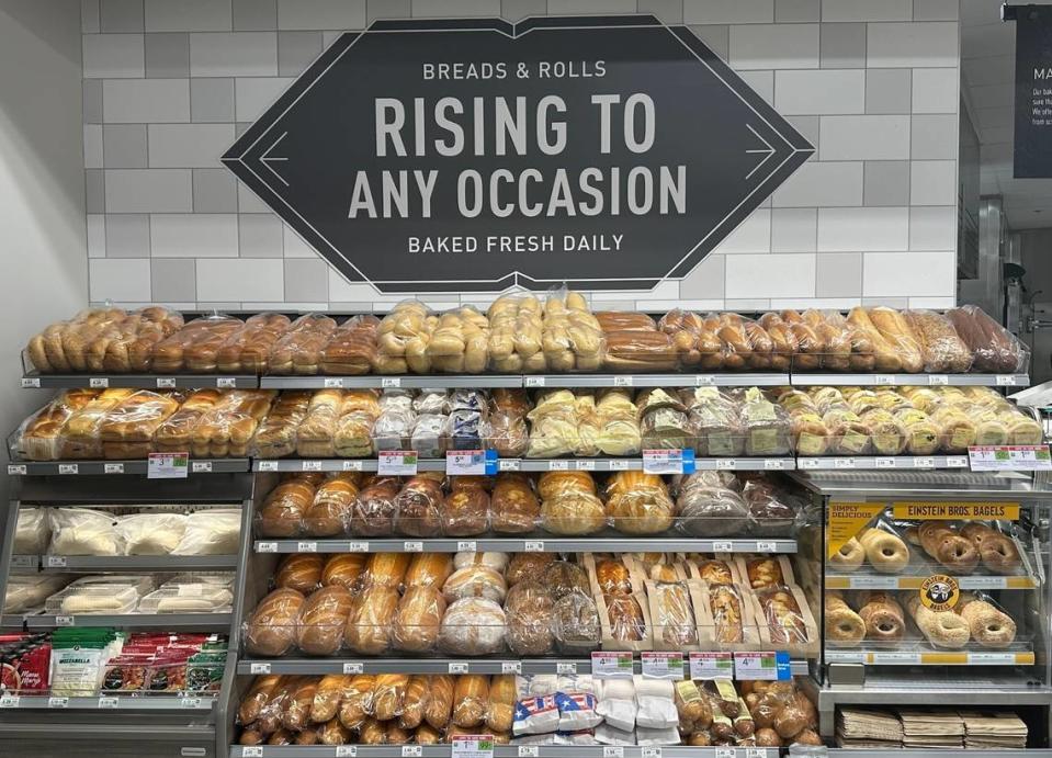 The bakery center at a new Publix that opened in Homestead at the Valencia Center on April 4, 2024.