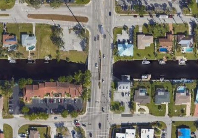 The Del Prado Blvd. bridge over the Lido Canal in Cape Coral.