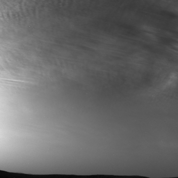 High Martian clouds.