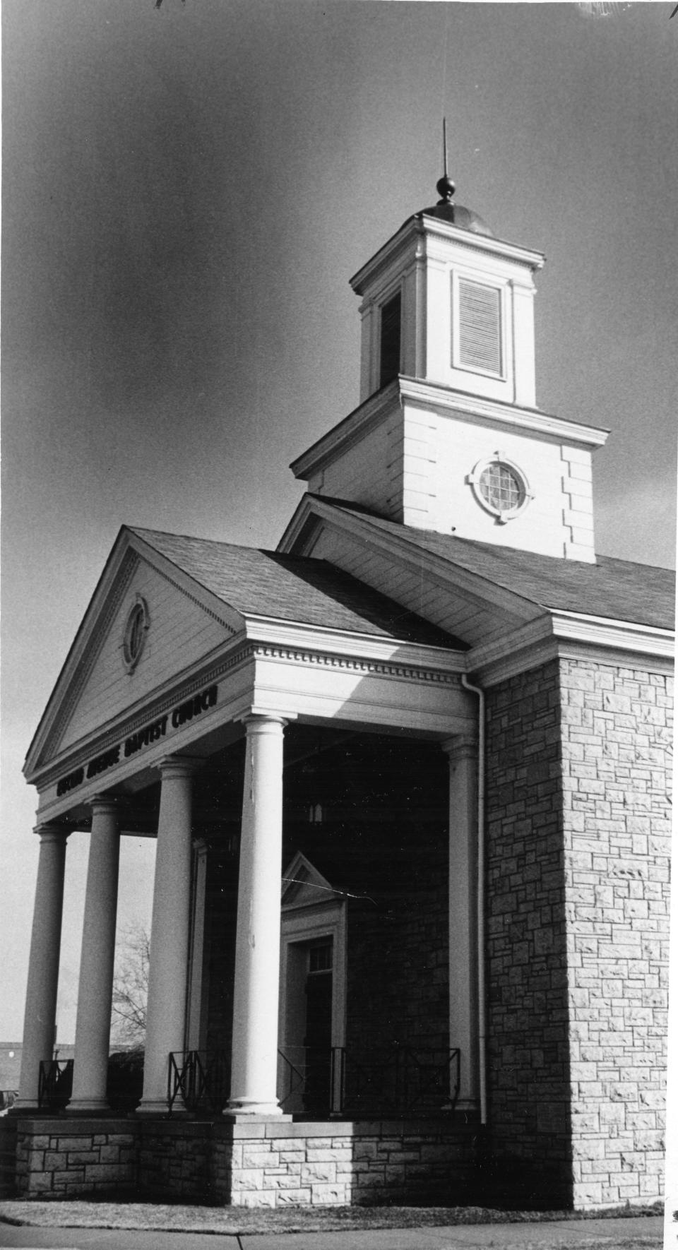 Euclid Avenue Baptist Church pictured in January 1969.