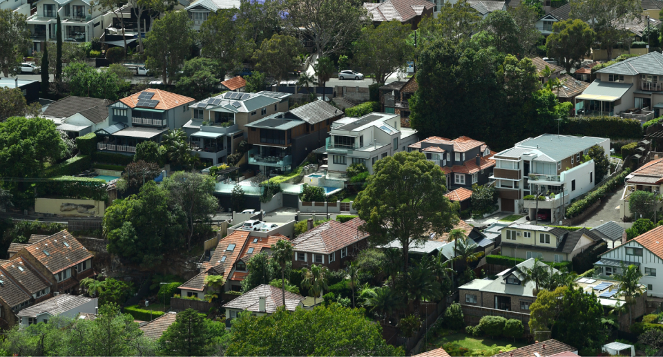 Image of Australian properties, buying a house concept.