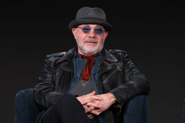 Bernie Taupin speaks at the PBS presentation of "The Library of Congress Gershwin Prize for Popular Song" on February 12, 2024 in Pasadena, California  - Credit: Leon Bennett/Getty Images