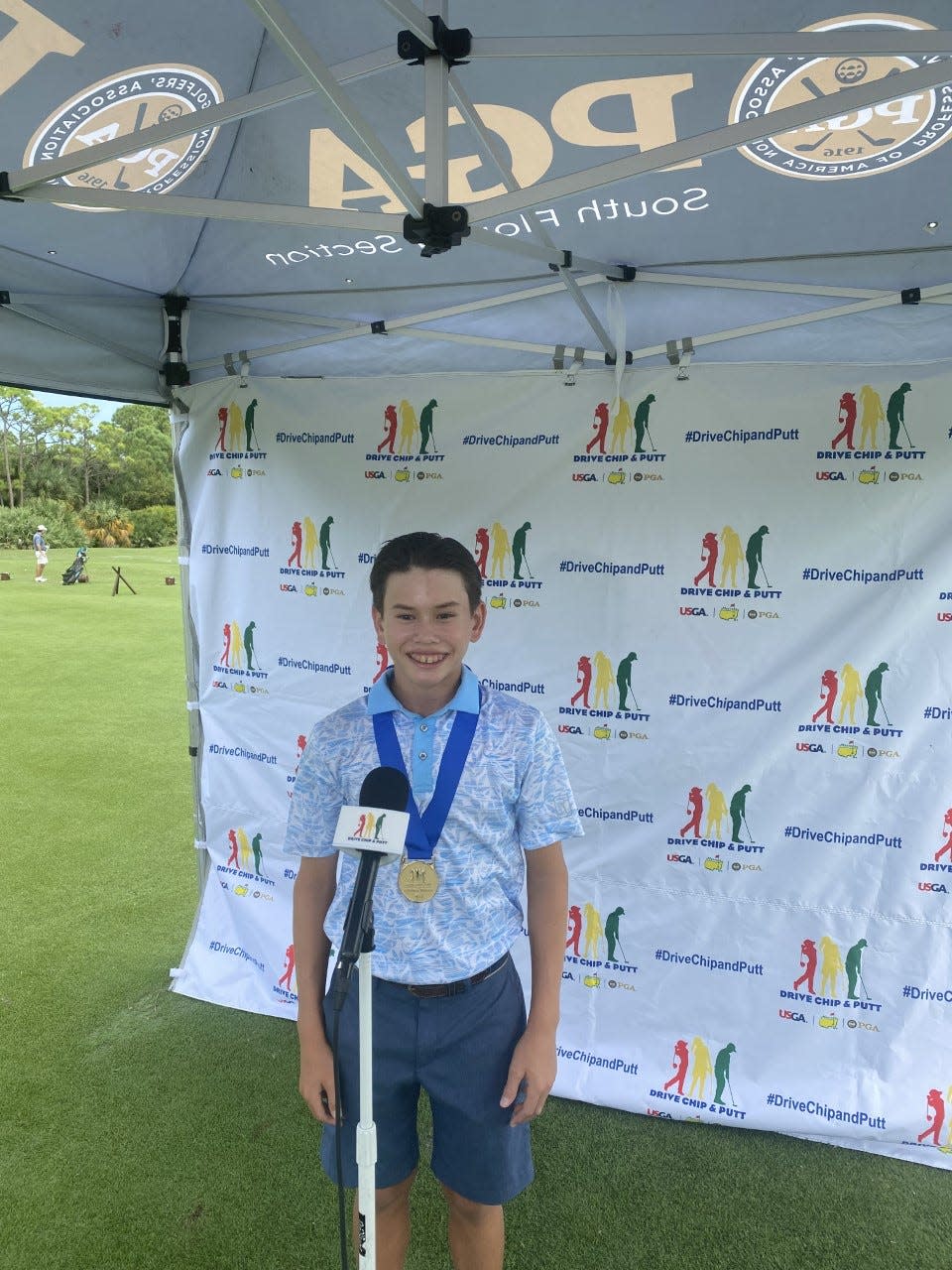 This will be the second trip to the Drive Chip & Putt on the eve of the Masters for Luke Parsons, who finished third in the 8-9 division in 2018,