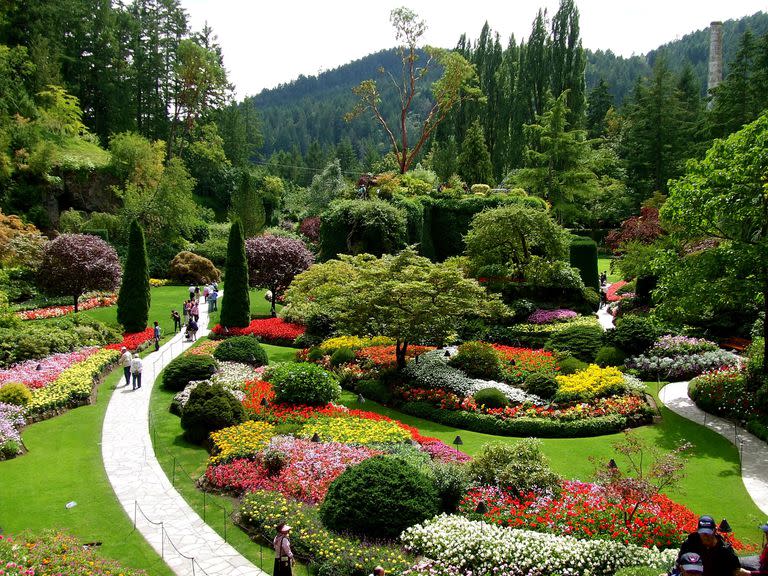 Los jardines Butchart de Vancouver.