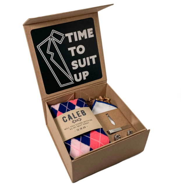 14) Custom Groomsmen Gift Box