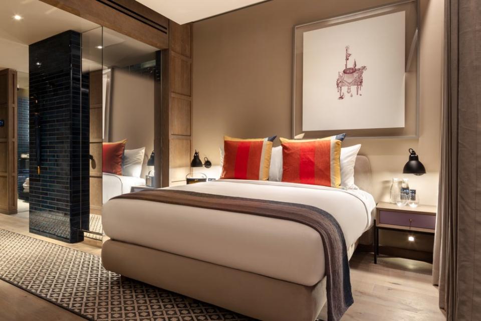 One of the hotel’s many bedrooms (The Londoner)