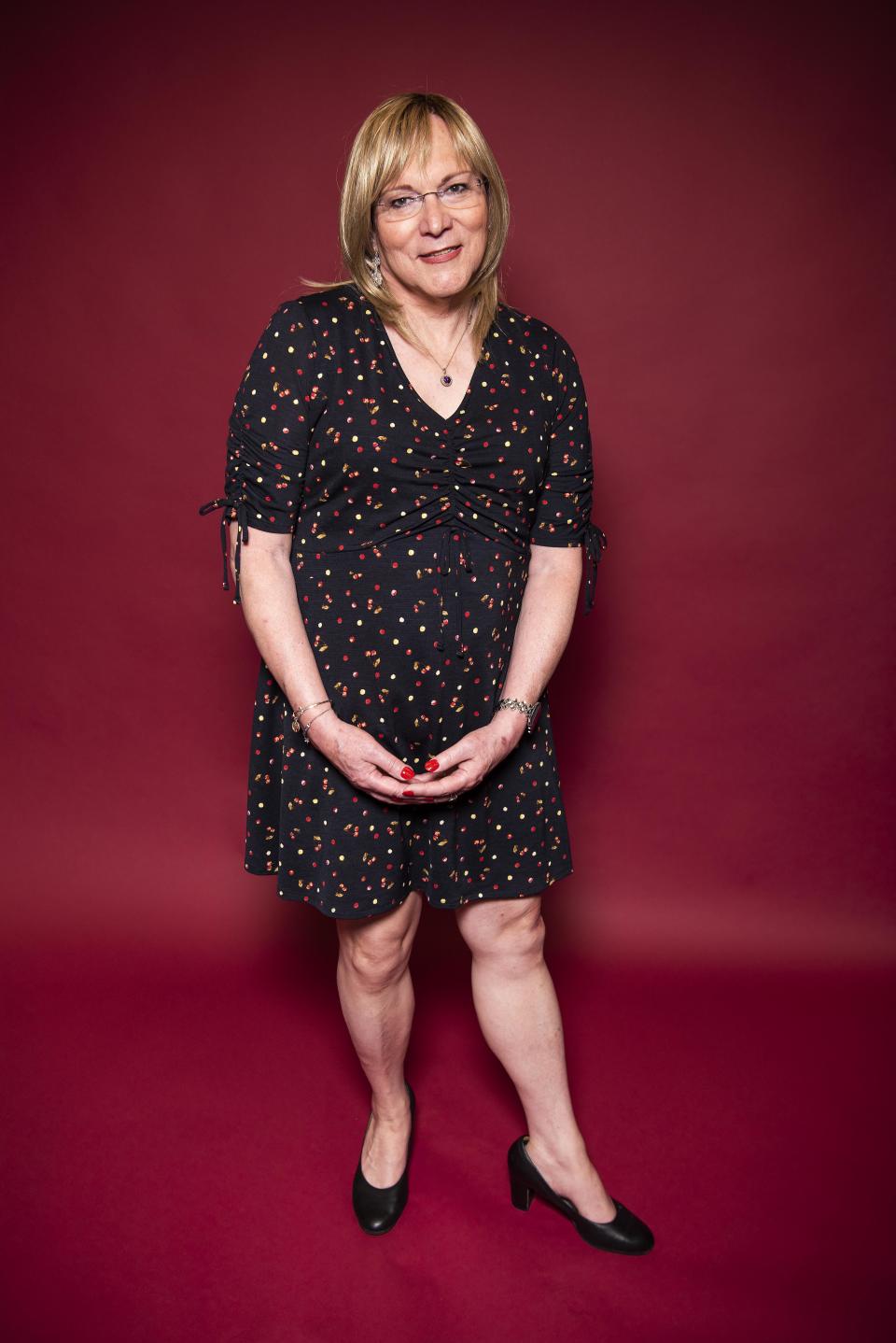 Wendy Cole spent her workdays in her basement, sometimes dressed as she pleased. Changing back into men's clothes was devastating. (Photo: Damon Dahlen/ HuffPost)