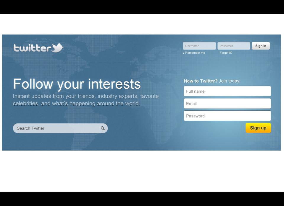 <a href="https://twitter.com/" target="_hplink">Twitter</a> is an online, micro-blogging social network channel that allows users to share and read posts up to 140 characters. Users can follow friends, celebrities, news distributors, companies and other organizations to keep up with daily news, the "it" celebrity or the CEO of a Fortune 500 company.     BEST FOR: Twitter is a great way to quickly receive news and catch updates from your friends, family, favorite sports team or news outlet. You can create different lists to separate your personal friends from the entertainment world from breaking international news.     TIPS & TRICKS: To help you create lists, Twitter has a suggestions feature that provides categories such as music, fashion, technology and government. With these suggestions, you can have a complete list to keep you up-to-date on these areas. Also remember, watch what you tweet, especially if your information is public. News and broadcast networks could feature you on their show if you interact with them online.  