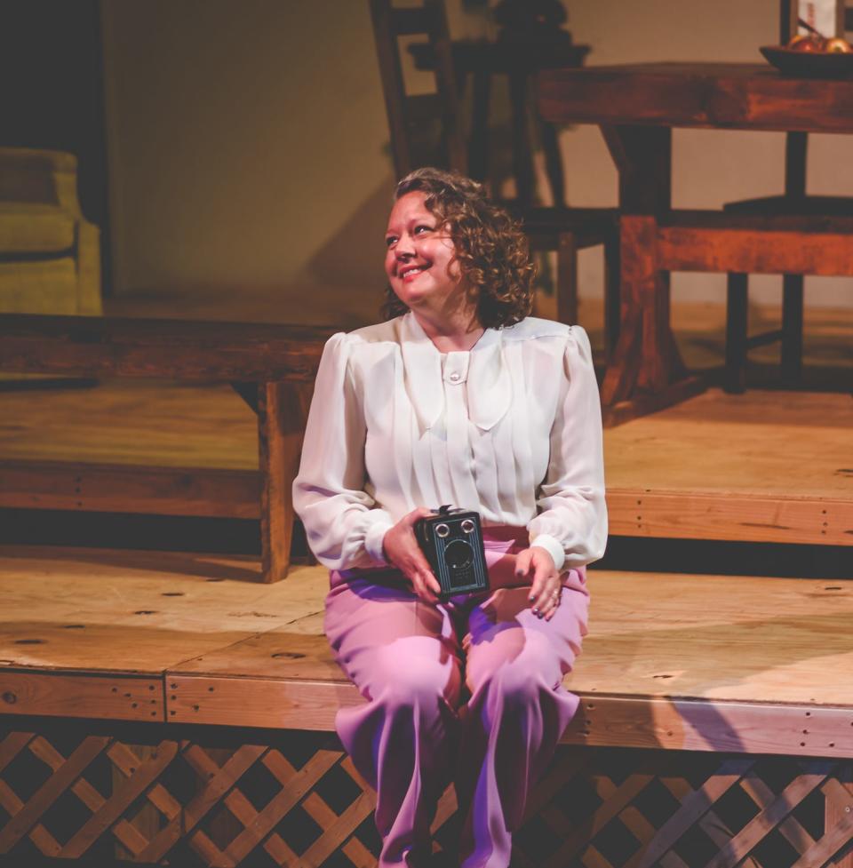 Shanna Smith performs in "Cover of Life" at the Backdoor Theatre.