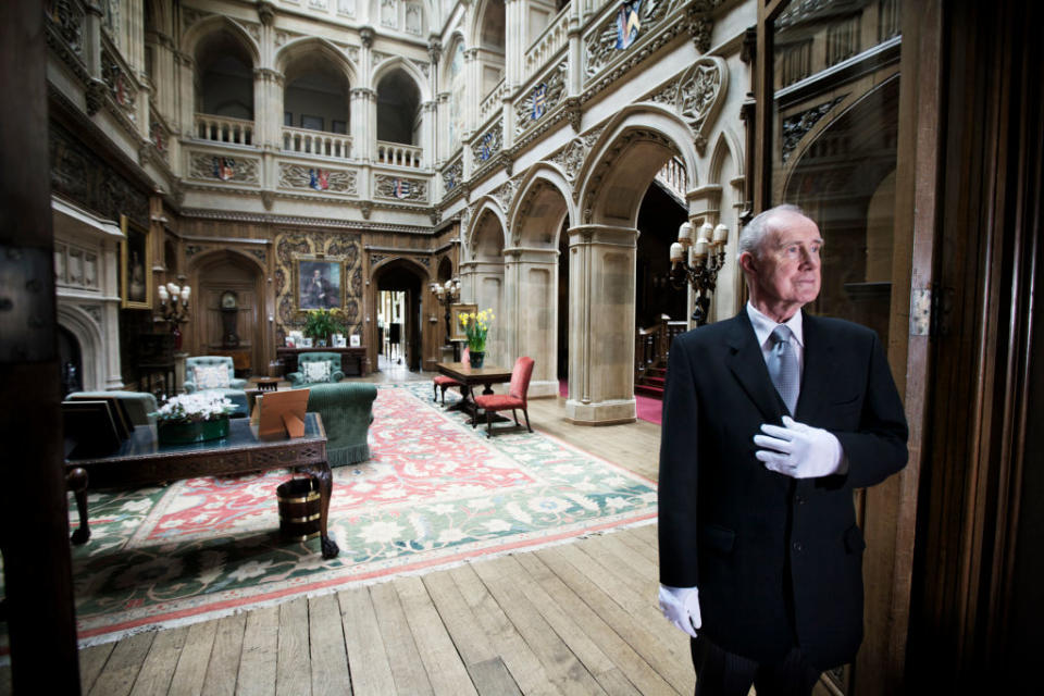 Another look inside the saloon at Highclere Castle [Photo: Getty]