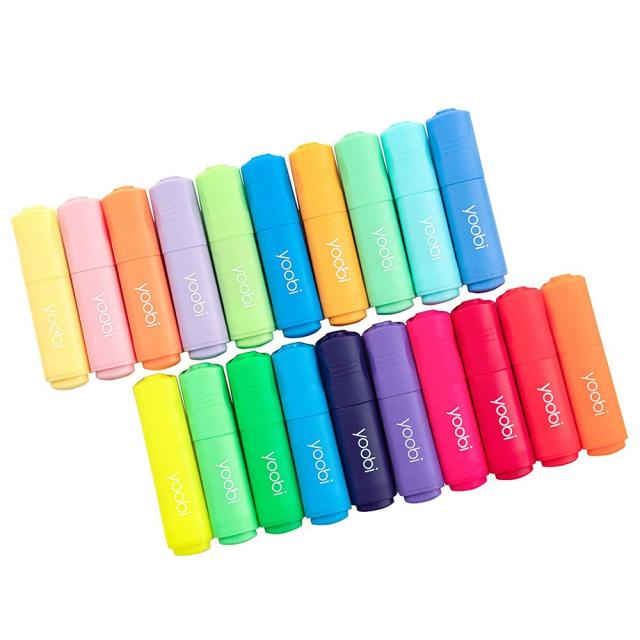  Yoobi Mini Highlighters, 40 Pack