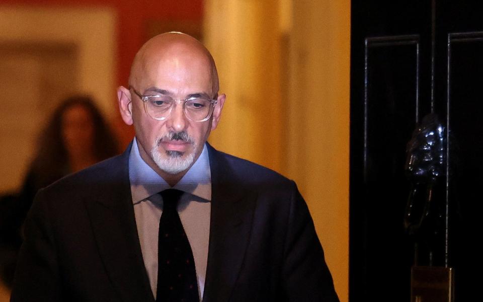 Nadhim Zahawi leaves No 10 on Tuesday night as the new Chancellor - REUTERS