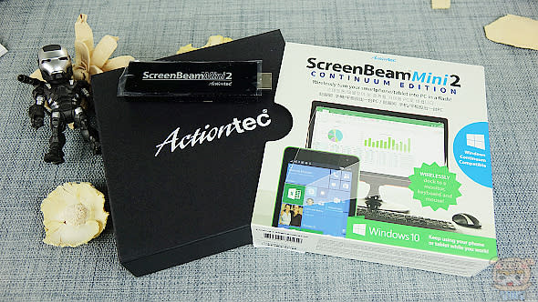 史上最強！！ Actiontec ScreenBeam Mini 2 Continuum Edition 無線顯示接收器 讓您手上的Windows phone 手機變PC