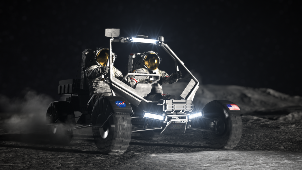 NASA Lunar Terrain Vehicle concept art