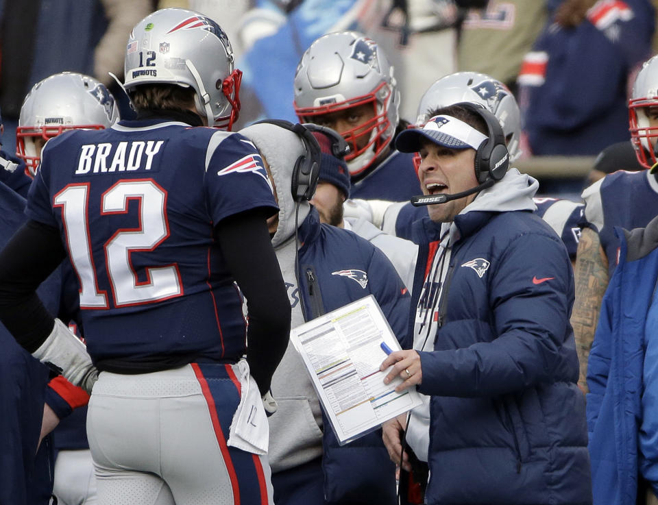 Josh McDaniels has lived a charmed life working with Tom Brady. (AP) 