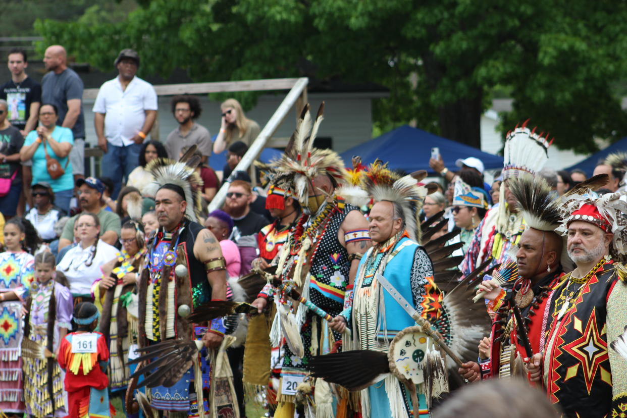 Vibrancy of the powwow on display on Saturday. (Photos by Levi Rickert for Native News Online)