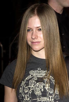 Avril Lavigne at the LA premiere of Universal's 8 Mile