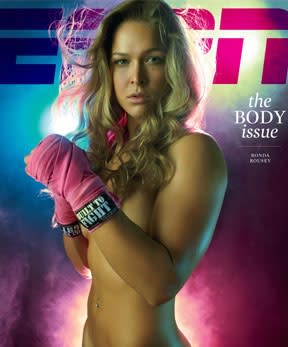 UFC Women's Champ Ronda Rousey Poses for SI 2015 Swimsuit Issue