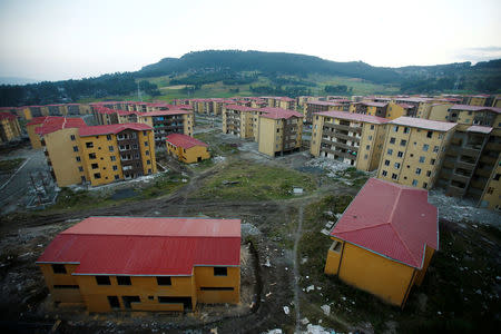 A general view shows the Yeka Abado condominium on the outskirts of Ethiopia's capital Addis Ababa, October 19, 2016. REUTERS/Tiksa Negeri