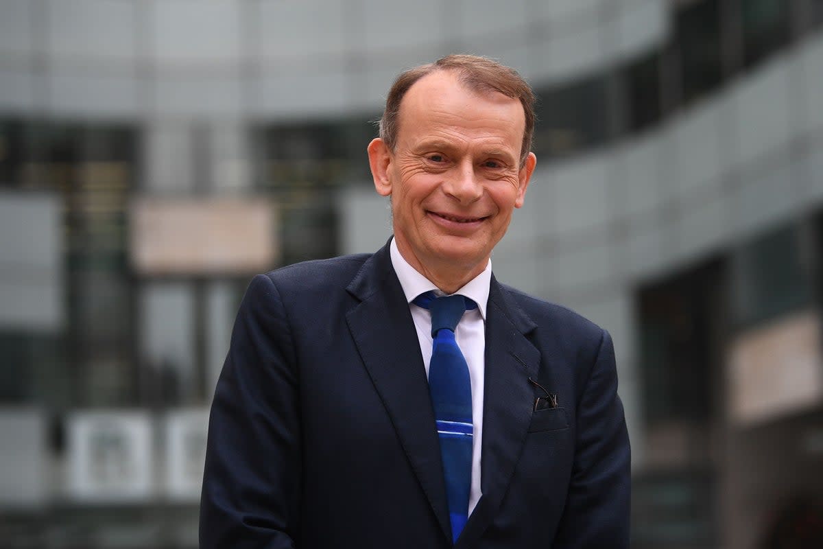 Presenter Andrew Marr outside BBC Broadcasting House in central London  (Victoria Jones/ PA Archive)