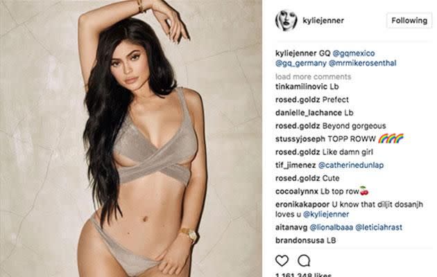 Kylie has shared some smokin' images of herself from a photoshoot for GQ Germany. Source: Kylie Jenner/Instagram