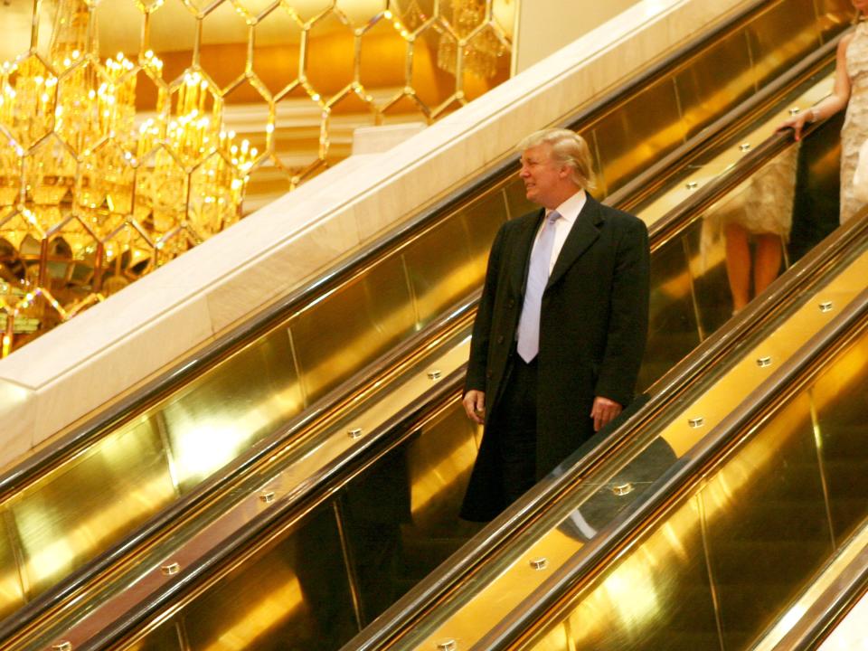 Donald Trump during Donald Trump Cutting the Ribbon on his New Apprentice Slots at Taj Mahal at Taj Mahal in Atlantic City, New Jersey, United States.