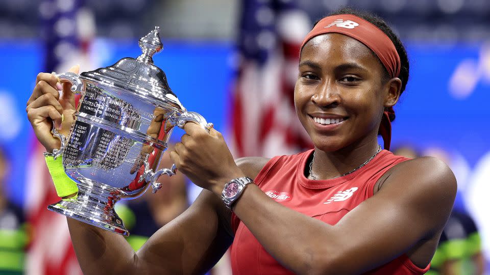 Gauff can now call herself a grand slam Champion. - Elsa/Getty Images