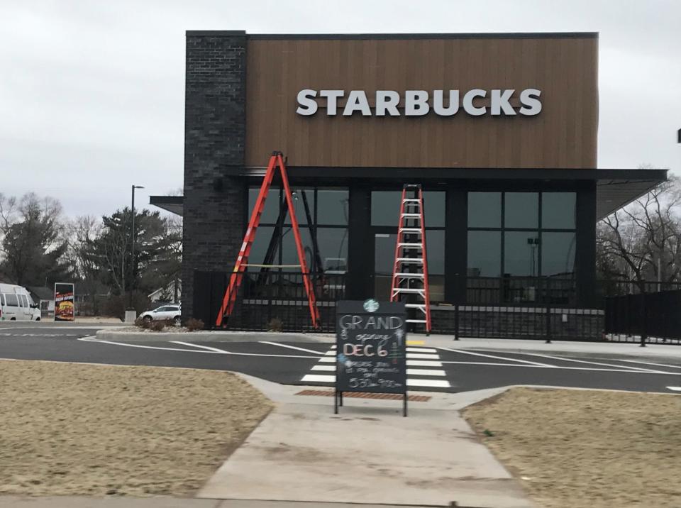 Starbucks at 1830 Eighth St. S. in Wisconsin Rapids had its grand opening on Dec. 6, 2021.