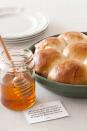 <p>The secret to the hearty texture of these rolls is dry buttermilk powder—in a pinch, substitute nondairy coffee creamer. </p><p><strong><a href="https://www.countryliving.com/food-drinks/recipes/a3764/honey-dinner-rolls-recipe-clx1211/" rel="nofollow noopener" target="_blank" data-ylk="slk:Get the recipe;elm:context_link;itc:0;sec:content-canvas" class="link ">Get the recipe</a>.</strong></p>