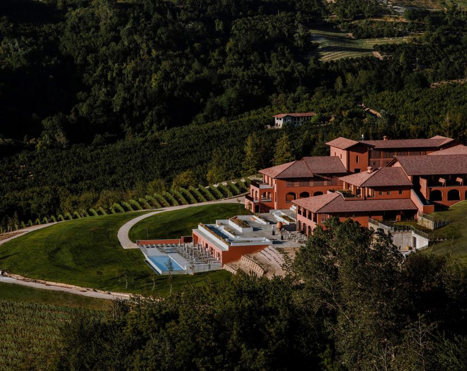 <p>Italy's Piedmont region is home to some of the world's best old world wines, and now it's home to a five-star, sustainable destination in <a href="https://www.casadilanga.com/" rel="nofollow noopener" target="_blank" data-ylk="slk:Casa di Langa;elm:context_link;itc:0;sec:content-canvas" class="link ">Casa di Langa</a>. This gorgeous property is sure to become a haven for foodies, wine enthusiasts, wellness seekers, and history buffs alike for its unique setting, amenities, and experiences. It's home to the world's first truffle concierge and truffle hunting, a wine academy, hands-on cooking classes that demonstrate on-site, farm-to-table initiatives, and a spa focused on sustainable skincare and wellness. </p><p><em>Casa di Langa opened in June 2021. Nightly rates start at $525 in the spring and summer. </em></p>