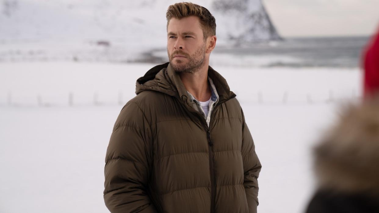  Chris Hemsworth poses for a portrait. (National Geographic for Disney+/Craig Parry). 