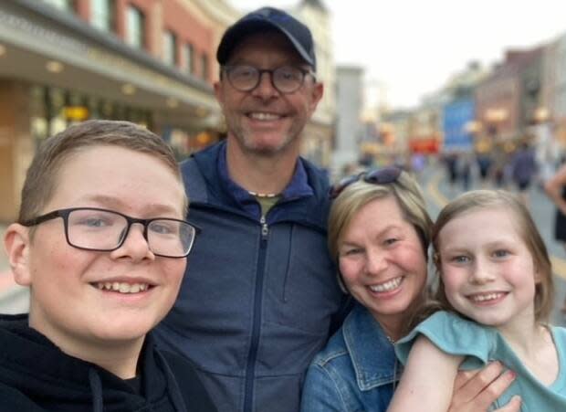 The Hull Family in downtown St. John's